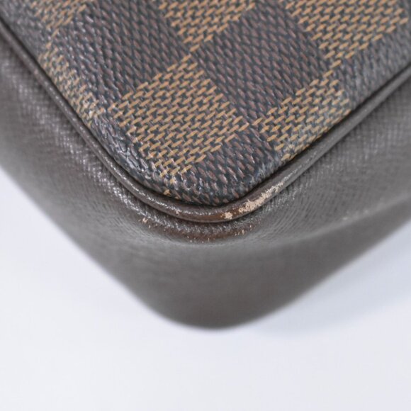 Louis Vuitton Trousse Makeup N51982 Damier Ebene Canvas Pouch Handbag - Picture 3 of 11